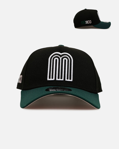 New Era Mexico National Baseball Team 'Black Dark Green' 9FORTY A-Frame Snapback Black/Dark Green