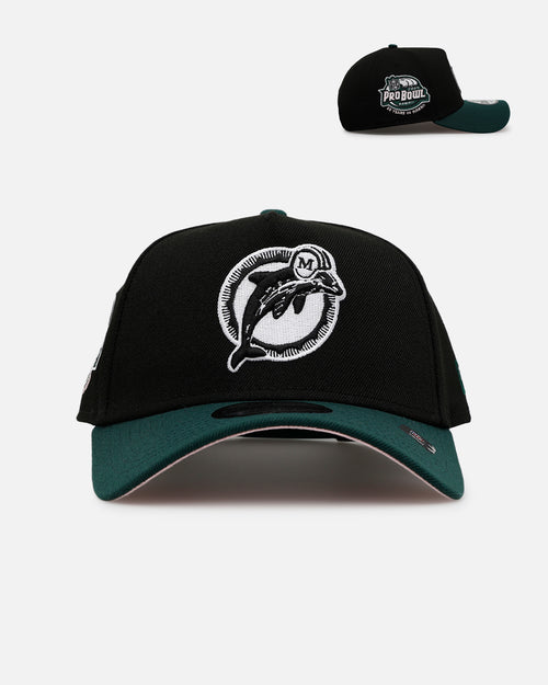 New Era Miami Dolphins 'Black Dark Green' 9FORTY A-Frame Snapback Black/Dark Green