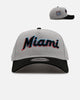New Era Miami Marlins 'Away Greys' 9FORTY A-Frame Snapback Grey