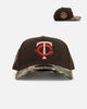 New Era Minnesota Twins 'Great Outdoors' 9FORTY A-Frame Snapback Brown/Camo