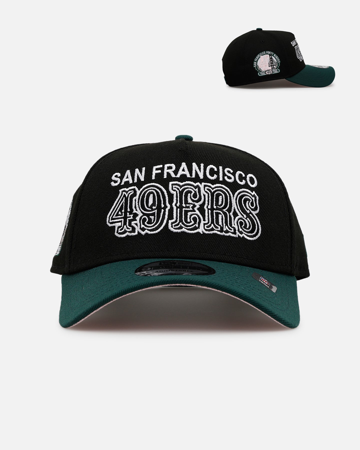 New Era San Francisco 49ers 'Black Dark Green' 9FORTY A-Frame