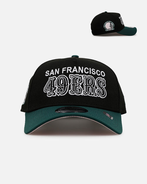 New Era San Francisco 49ers 'Black Dark Green' 9FORTY A-Frame Snapback Black/Dark Green