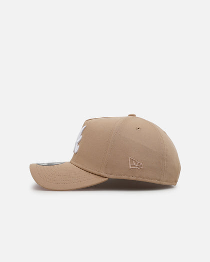 New Era Atlanta Braves 'Tan Pink' 9FORTY A-Frame Snapback Tan