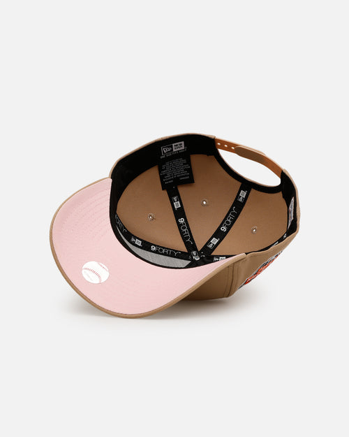 New Era Detroit Tigers 'Tan Pink' 9FORTY A-Frame Snapback Tan