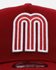 New Era Mexico National Baseball Team 'Mexico Polychromatic' 9FORTY A-Frame Snapback Cardinal