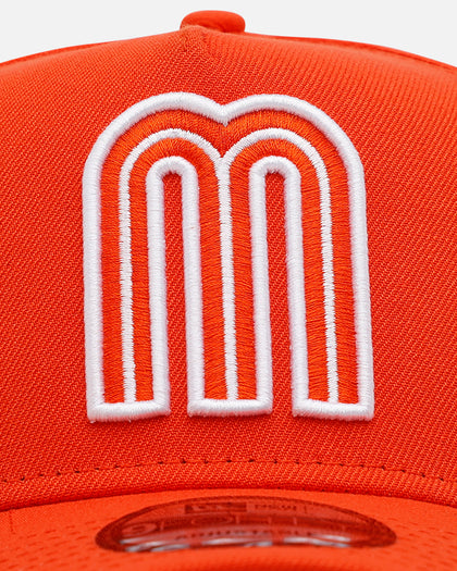 New Era Mexico National Baseball Team 'Mexico Polychromatic' 9FORTY A-Frame Snapback Orange