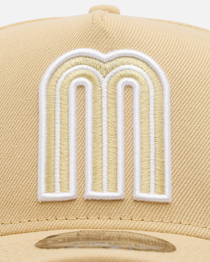 New Era Mexico National Baseball Team 'Mexico Polychromatic' 9FORTY A-Frame Snapback Vegas Gold