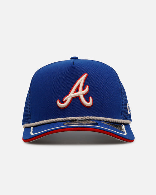 New Era Atlanta Braves 'Spring Injection' 9FIFTY A-Frame Trucker Snapback Blue