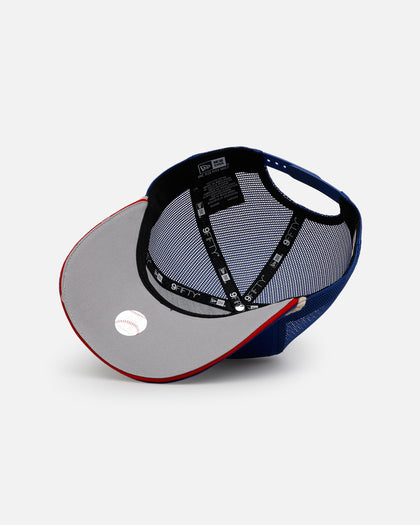 New Era Atlanta Braves 'Spring Injection' 9FIFTY A-Frame Trucker Snapback Blue