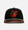 New Era Baltimore Orioles 'Spring Injection' 9FIFTY A-Frame Trucker Snapback Black