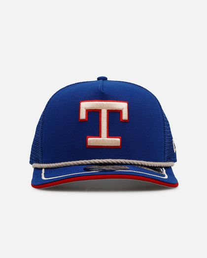New Era Texas Rangers 'Spring Injection' 9FIFTY A-Frame Trucker Snapback Blue