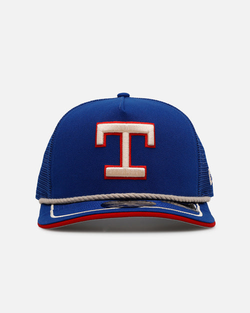 New Era Texas Rangers 'Spring Injection' 9FIFTY A-Frame Trucker Snapback Blue