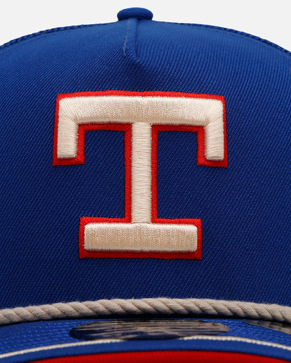 New Era Texas Rangers 'Spring Injection' 9FIFTY A-Frame Trucker Snapback Blue