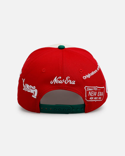 New Era Mexico National Baseball Team 'Mexico Spring Delivery' 9FORTY A-Frame Snapback Red/Green