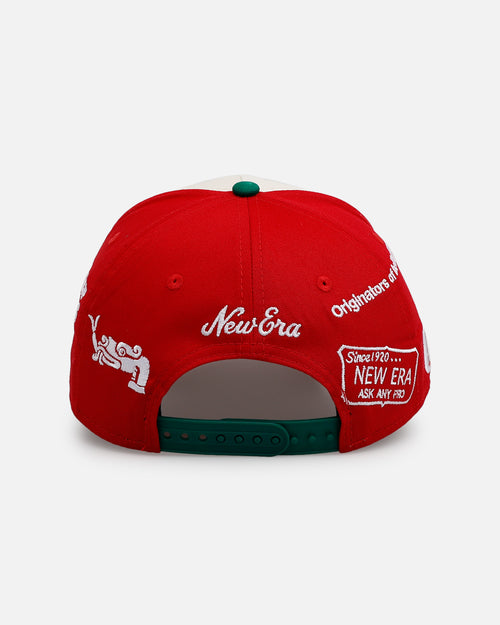 New Era Mexico National Baseball Team 'Mexico Spring Delivery' 9FORTY A-Frame Snapback Red/Green