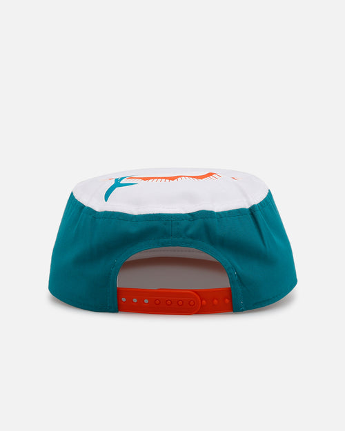 New Era Miami Dolphins 'Spring Injection' Painter Retro Snapback Teal/Orange