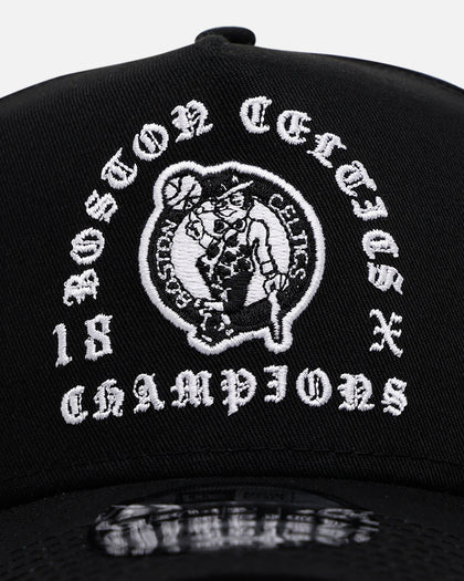 New Era Boston Celtics 'Gothic Arch 2.0' 9FORTY A-Frame Snapback Black/White