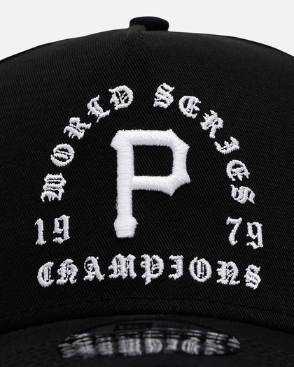 New Era Pittsburgh Pirates 'Gothic Arch 2.0' 9FORTY A-Frame Snapback Black/White