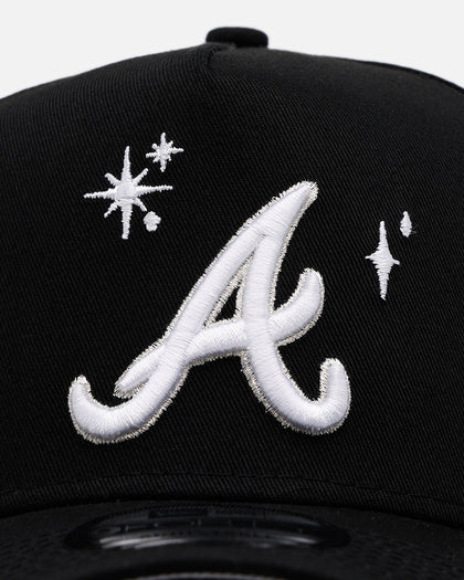 New Era Atlanta Braves 'Grit 3.0' 9FORTY A-Frame Snapback Black/White