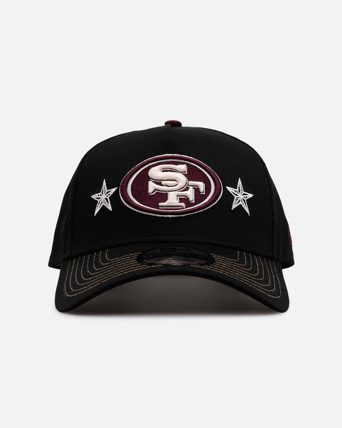 New Era San Francisco 49ers 'Ivory Stars Outlaws' 9FORTY A-Frame Snapback Black/Maroon