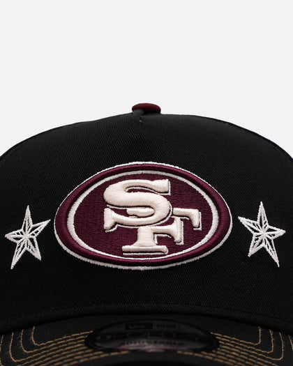 New Era San Francisco 49ers 'Ivory Stars Outlaws' 9FORTY A-Frame Snapback Black/Maroon