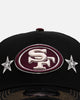 New Era San Francisco 49ers 'Ivory Stars Outlaws' 9FORTY A-Frame Snapback Black/Maroon