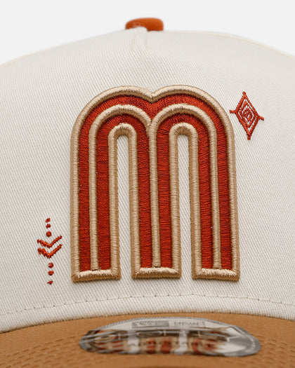 New Era Mexico National Baseball Team 'Sunset Trails' 9FORTY A-Frame Snapback Rust