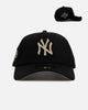 New Era New York Yankees 'Raised Metallic Chainstitch' 9FORTY A-Frame Snapback Black