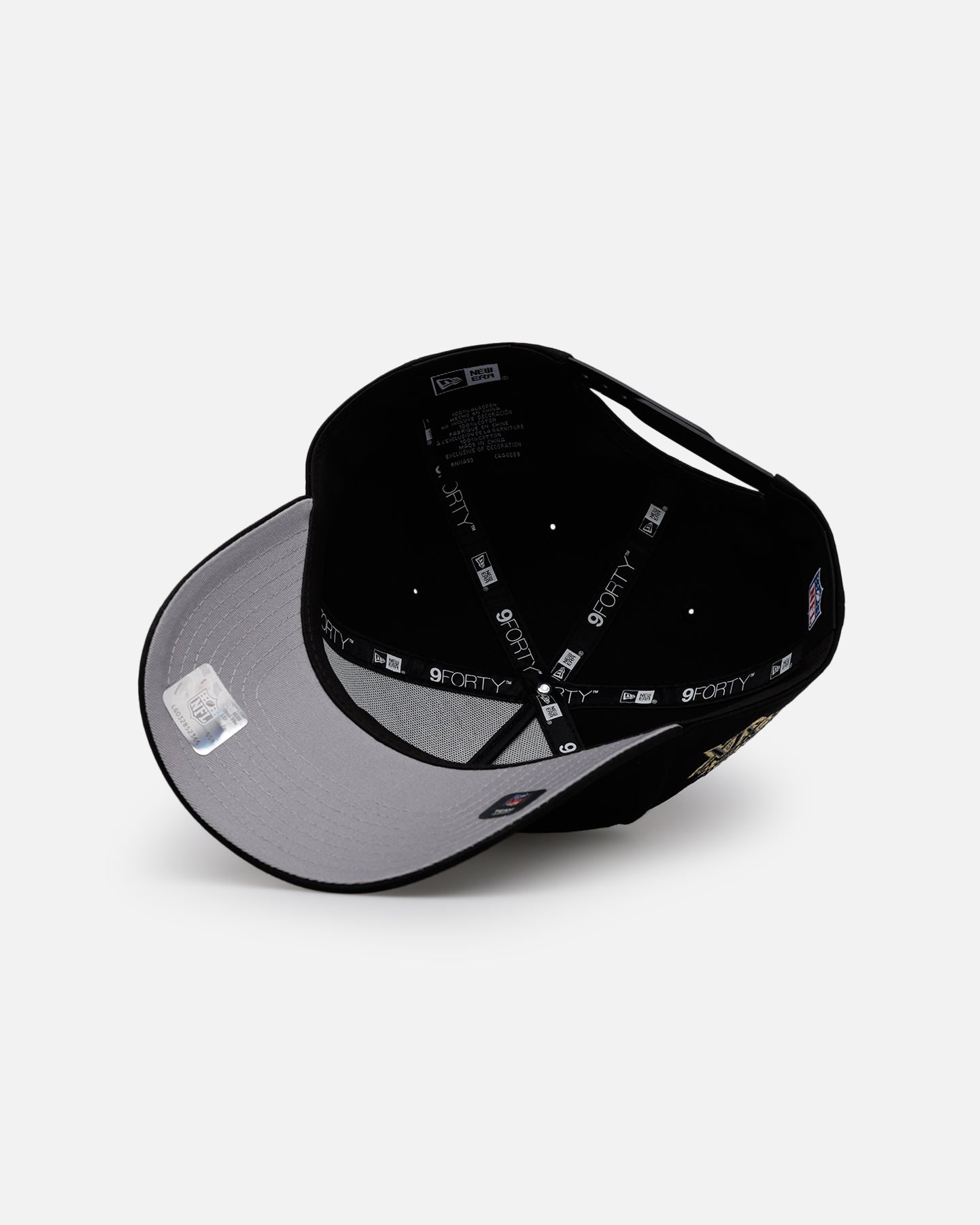 New Era San Francisco 49ers 'Raised Metallic Chainstitch' 9FORTY A