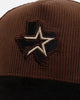 47 Brand Houston Astros 'Barren' Offside DT Corduroy Snapback Brown/Black