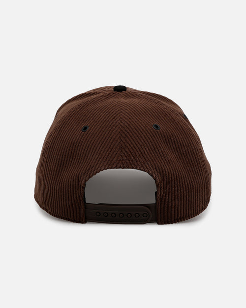 47 Brand Atlanta Braves 'Barren' Offside DT Corduroy Snapback Brown/Black