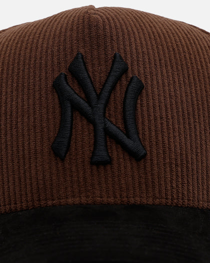 47 Brand New York Yankees 'Barren' Offside DT Corduroy Snapback Brown/Black