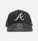 47 Brand Atlanta Braves 'Washed Black' Offside DT Snapback Washed Black