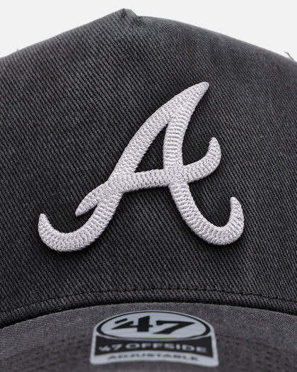 47 Brand Atlanta Braves 'Washed Black' Offside DT Snapback Washed Black