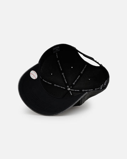 47 Brand Philadelphia Phillies 'Washed Black' Offside DT Snapback Washed Black