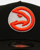 New Era Atlanta Braves 'NBA Dia De Los Muertos' 9FORTY A-Frame Snapback Black/Orange