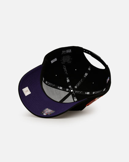 New Era Chicago Bulls 'NBA Dia De Los Muertos' 9FORTY A-Frame Snapback Black/Orange