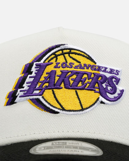 New Era Los Angeles Lakers 'Cascade' 9FORTY A-Frame Snapback Chrome/Black