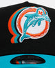 New Era Miami Dolphins 'Cascade' 9FORTY A-Frame Snapback Black