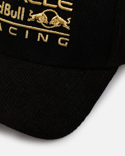 New Era Red Bull Racing 'Red Bull' 9FORTY A-Frame Corduroy Snapback Black/Gold
