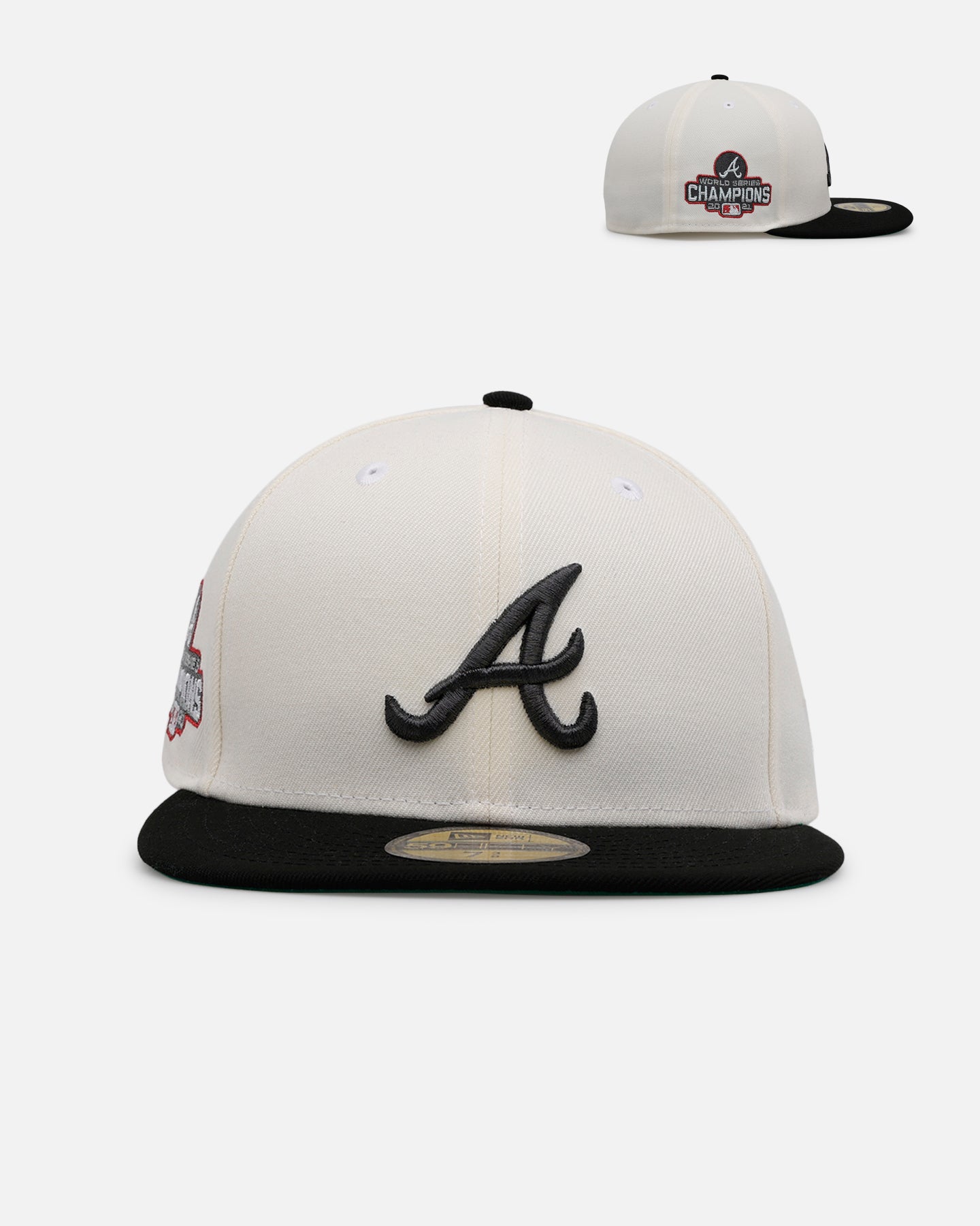 New Era Atlanta Braves 'Chrome Black Metallic' 59FIFTY Fitted