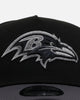 New Era Baltimore Ravens 'Stealth' 9FORTY A-Frame Snapback Black/Charcoal