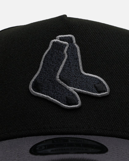 New Era Boston Red Sox 'Stealth' 9FORTY A-Frame Snapback Black/Charcoal