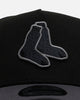 New Era Boston Red Sox 'Stealth' 9FORTY A-Frame Snapback Black/Charcoal