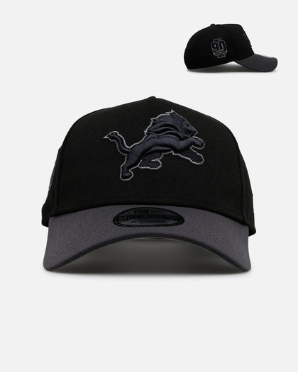 New Era Detroit Lions 'Stealth' 9FORTY A-Frame Snapback Black/Charcoal
