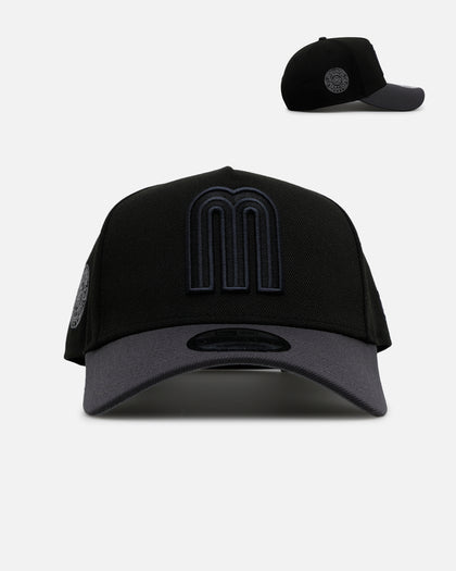 Casquette,Casquette en maille noire à bords plats,chapeau à couronne en Casquette,Casquette en maille noire à bords plats,chapeau à couronne en