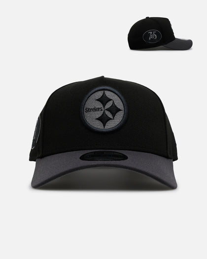 New Era Pittsburgh Steelers 'Stealth' 9FORTY A-Frame Snapback Black/Charcoal