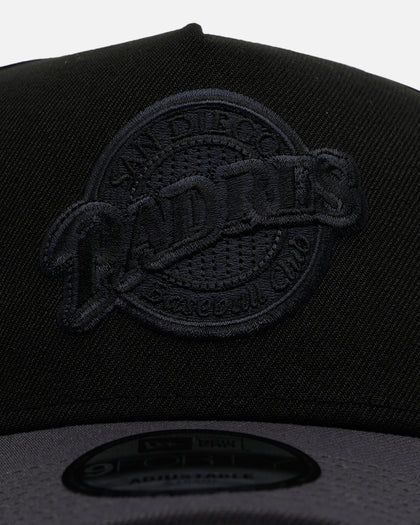 New Era San Diego Padres 'Stealth' 9FORTY A-Frame Snapback Black/Charcoal