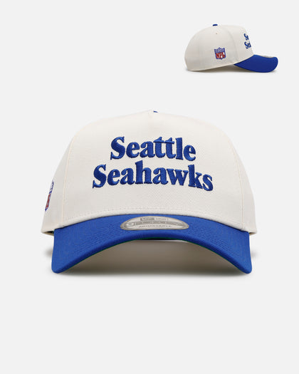 New Era Seattle Seahawks 'Throwback Bowl' 9FORTY A-Frame Snapback Chrome/OTC
