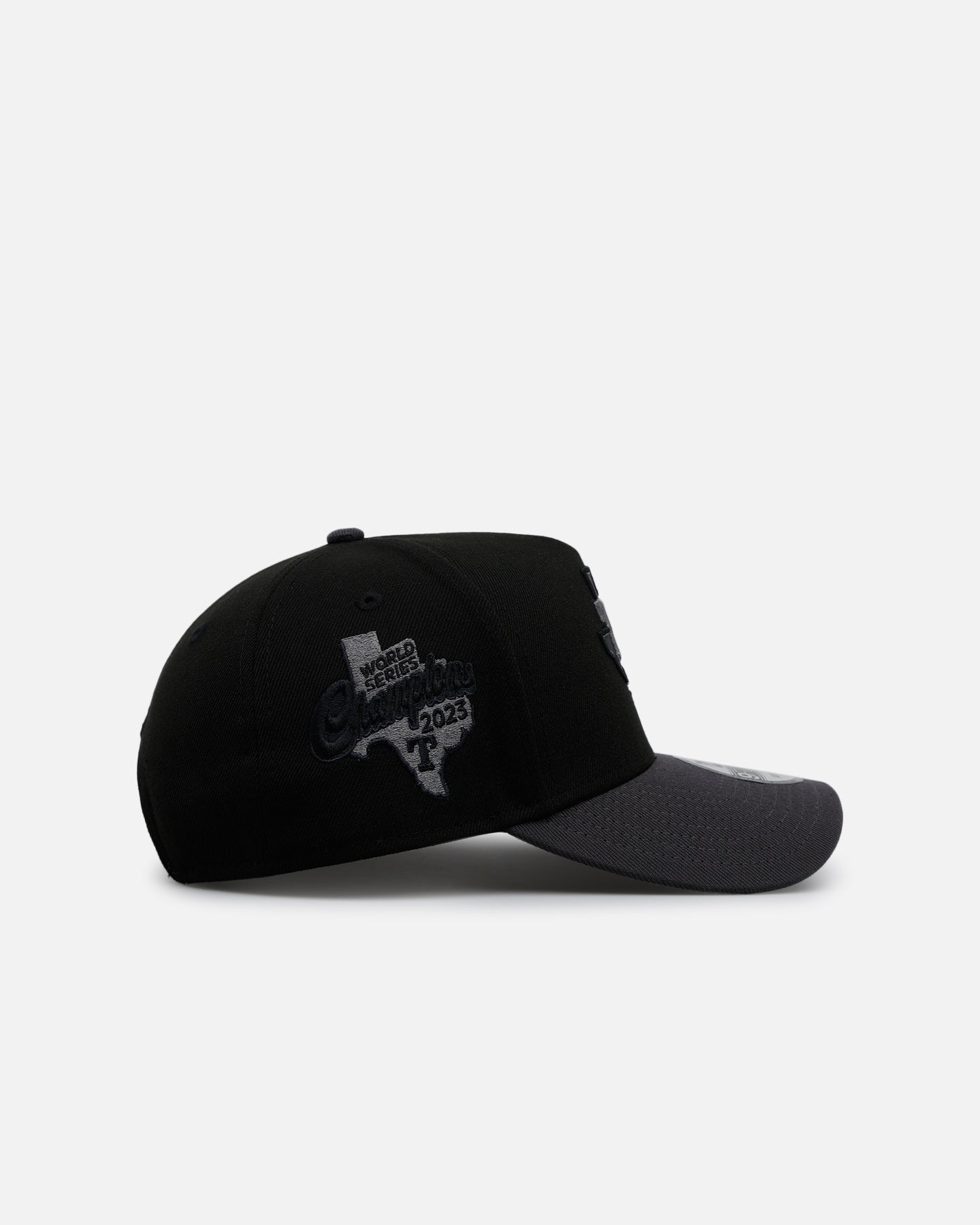 New Era Texas Rangers 'Stealth' 9FORTY A-Frame Snapback Black